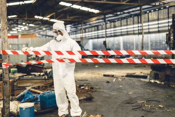 Professional Crime Scene Cleanup technician working in Hingham, WI